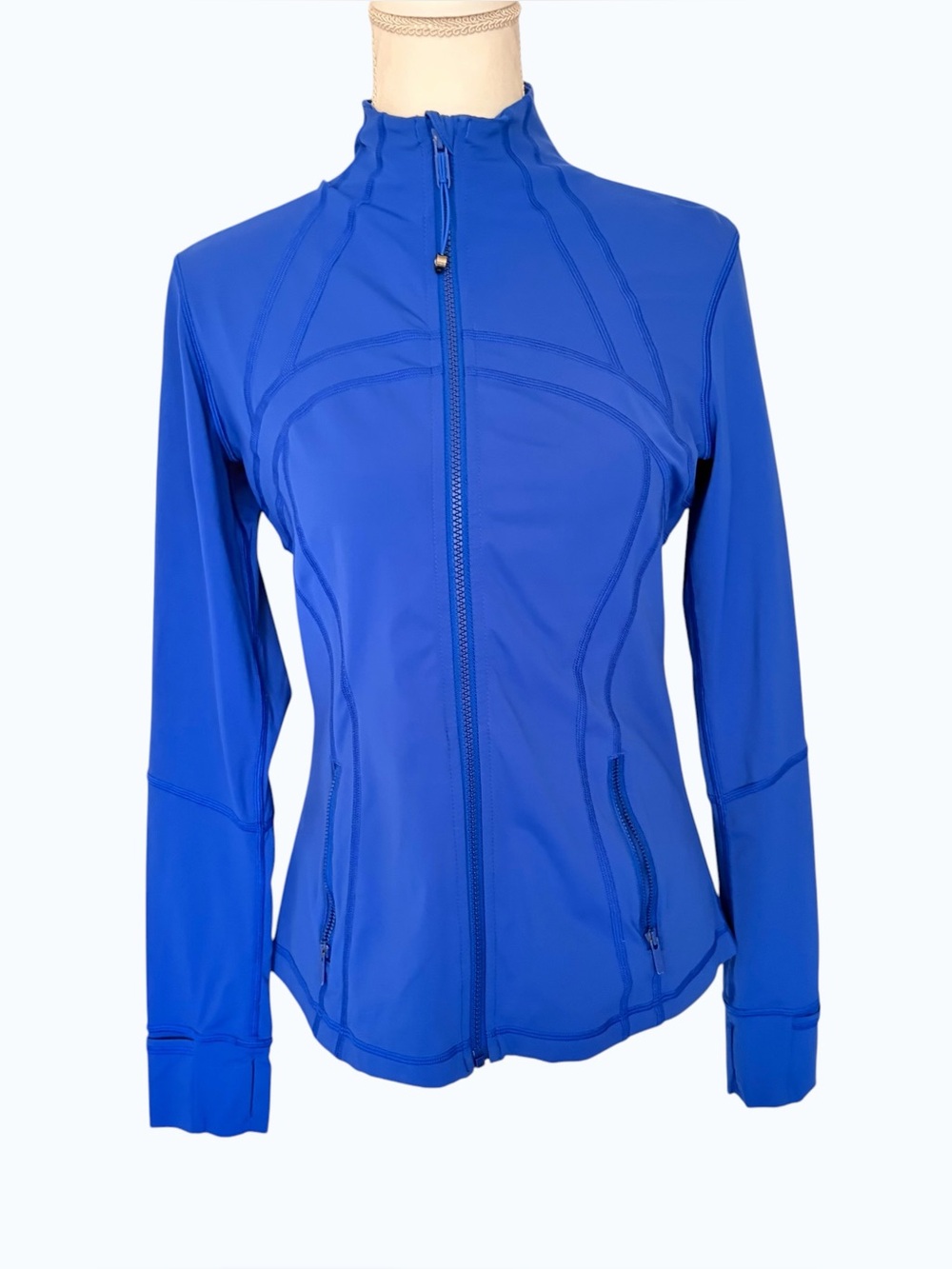 Lululemon Define Jacket Blazer Blue Hiking Athletic Jacket Size 8 - Picture 9 of 9